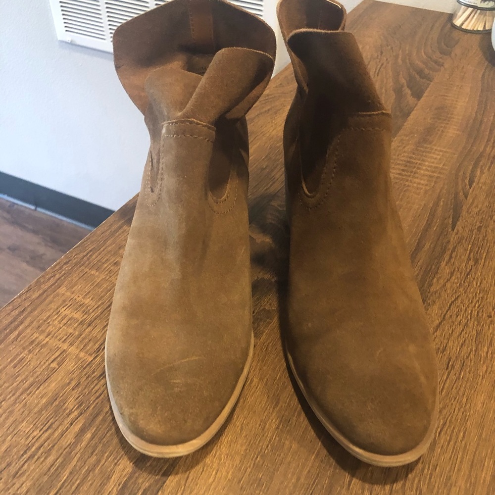 Nordstrom BP suede booties.